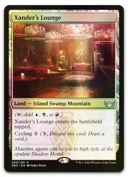 Xander's Lounge #260 (Foil) (NM) Streets New Capenna SNC Magic MTG - Image 1