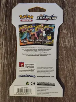 Pokemon Sun & Moon Team Up Sleeved Booster Pack Factory Sealed Venusaur & Celebi - Image 2