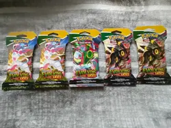 HUGE POKEMON SLEEVED BOOSTER 40 PACK LOT SUN & MOON SWORD & SHIELD & SCARLET VIO - Image 2