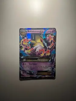 Pokemon Alakazam EX TCG M Mega Rare Card 26/124 Fates Collide Ultra Rare MP - Image 1