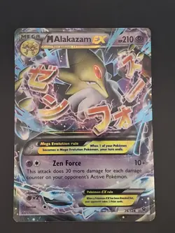M Alakazam EX 26/124 XY - Fates Collide Ultra Rare 2016 Pokemon TCG - Image 1