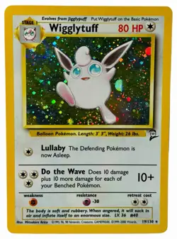 Wigglytuff - 19/130 Base Set 2 2000 - Holo - WOTC Pokemon TCG - Image 1