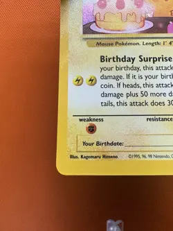 Celebrations Birthday Pikachu #24 Pokemon TCG 25th Anniversary- NM #1573 - Image 4