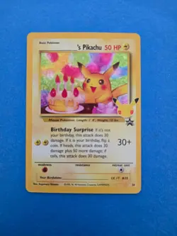 PROMO Birthday Pikachu #24 Celebrations Classic Collection Pokemon TCG - Image 1