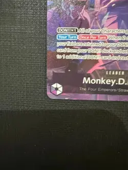 One Piece TCG - Monkey.D.Luffy Alt Art Leader(OP09-061)2nd Anniversary Set EN NM - Image 5