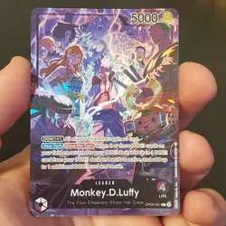 One Piece TCG | Monkey.D.Luffy | English 2nd Anniversary | NM | Leader OP09-061 - Image 1