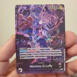 One Piece TCG | Monkey.D.Luffy | English 2nd Anniversary | NM | Leader OP09-061 - Image 5