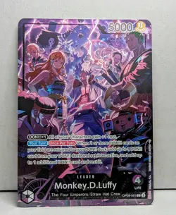 One Piece TCG | Monkey.D.Luffy | English 2nd Anniversary | NM | Leader OP09-061 - Image 1