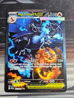 Mega Charizard X ex 125/094 SIR Me02: Phantasmal Flames Pokemon Card TCG CCG - Image 1