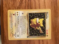 1995 Pikachu 01/53 Wotc Promo Regular Pokemon Card RUINED-- No Top Loader - Image 1