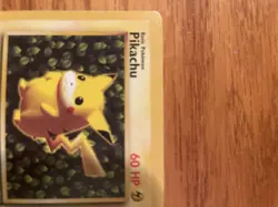 1995 Pikachu 01/53 Wotc Promo Regular Pokemon Card RUINED-- No Top Loader - Image 3