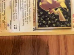1995 Pikachu 01/53 Wotc Promo Regular Pokemon Card RUINED-- No Top Loader - Image 5