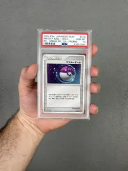 PSA 10 Master Ball Holo Japanese Pokemon 018/Play Promo Spring Battle Road Prize - Image 1