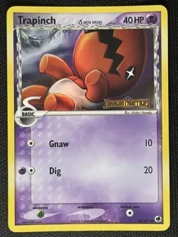 Trapinch 68/101 EX Dragon Frontiers Stamped Reverse Holo Pokemon Card NM - Image 1