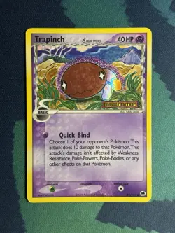 Trapinch 69/101 Delta Species Stamped Ex Dragon Frontiers Reverse Holo Pokemon - Image 2