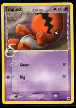Trapinch- ex Dragon Frontiers 68/101 2006 NM Pokemon - Image 1