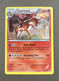 Charizard - 19/113 - Pokemon Legendary Treasures Black & White Holo Rare Card LP - Image 1