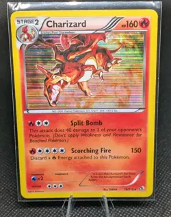 Pokemon Card Charizard 19/113 B&W Legendary Treasures Holo Rare LP - NM - Image 1