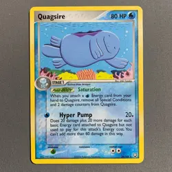 Quagsire 26/109 EX Team Rocket Returns Regular RARE Pokemon Card English 2004 LP - Image 1