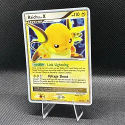 (NM) Raichu LV.X 99 Holo Rare DP Stormfront 2008 Level X Pokemon Card - Image 2