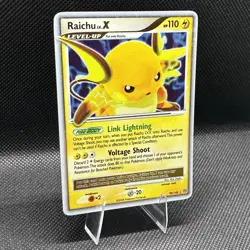 (NM) Raichu LV.X 99 Holo Rare DP Stormfront 2008 Level X Pokemon Card - Image 3