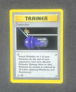 1999 Pokemon Base Set Defender 1st Edition 80/102 Trainer LP+ - Image 1