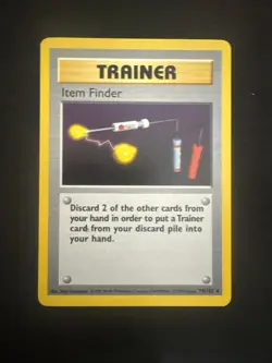 Item Finder - 74/102 - Pokemon Base Set Shadowless Rare Card WOTC LP - Image 1