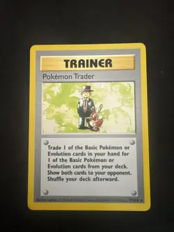 Pokemon Card - Pokemon Trader Base Set (Shadowless) 77/102 Rare LP+ - Image 1