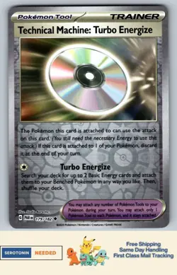 Technical Machine: Turbo Energize #179/182 - Reverse Holo - Paradox Rift Pokemon - Image 1