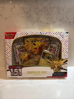 Pokemon TCG Scarlet & Violet 151 Zapdos EX Collection - Image 1