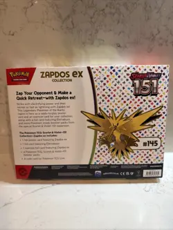 Pokemon TCG Scarlet & Violet 151 Zapdos EX Collection - Image 2