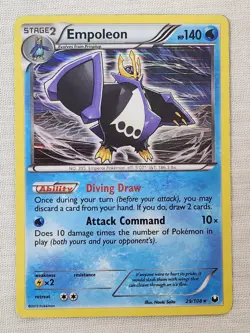 NM Empoleon - Holofoil 29/108 Dark Explorers Pokemon TCG - Image 1