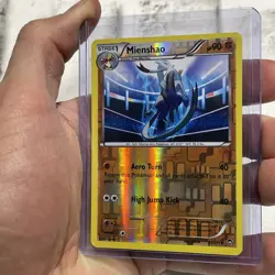 Mienshao Reverse Holo Uncommon XY - Furious Fists 57/111 LP+ Pokemon Card 2014 - Image 2