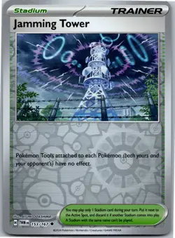 Jamming Tower - SV06: Twilight Masquerade 153/167 - Uncommon - NM Pokemon TCG - Image 1