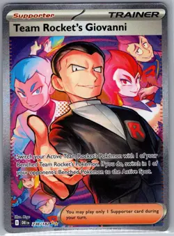 Team Rocket's Giovanni 238/182 SV10: Destined Rivals - Pokemon Card - NM - Image 1