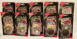 10 x Pokemon Phantasmal Flames Blister Pack Lot Whimsicott NEW SEALED - Image 1