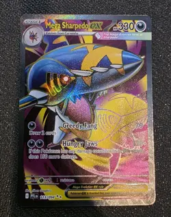 Pokemon TCG Mega Sharpedo ex 113/094 Ultra Rare Phantasmal Flames *Near Mint* - Image 1