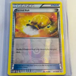 Sacred Ash 096/106 Pokemon TCG Flashfire Reverse Holo Near Mint - Image 1