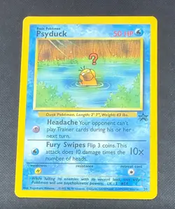 POKEMON TCG CARD PSYDUCK BLACK STAR PROMO NO 20 LEAGUE VERY GOOD CONDITION - Image 1