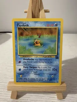 Psyduck #20 WOTC Black Star Promo Rare Pokemon Card 1999-2000 Vintage TCG NM - Image 1