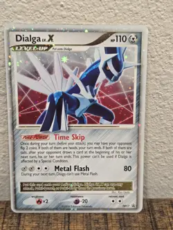 Pokemon Dialga Lv. X Diamond Pearl Black Star Promo DP17 Card LP Holo 2008 - Image 1