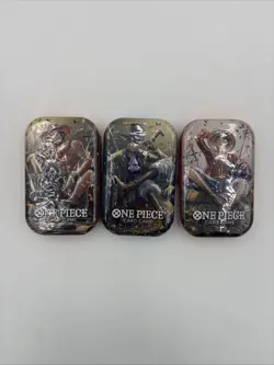 One Piece Tin Pack Set Vol 2 Set of 3 | TS-02 OP-13 | Sealed Bandai Ships Fast - Image 1