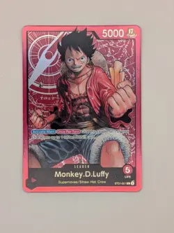 Monkey.D.Luffy ST01-001 - One Piece Card Game Starter Deck 1 Straw Hat Crew Foil - Image 2