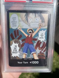 2022 ONE PIECE ROMANCE DAWN DONI! CARD ALT ART PSA 10! Gem Mint! Bandai Made TCG - Image 5