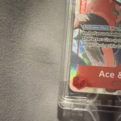Namco One Piece CCG Ace & Sabo & Luffy OP13-007 Foil Alternate Art Super Rare 1. - Image 4