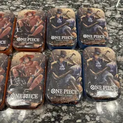 One Piece Tin Pack Set Vol.2 OP-13 Bandai Sealed English Lot Of 10 Tins! - Image 3