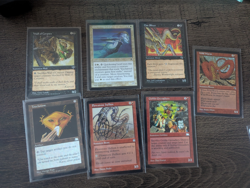 Old School Vintage Magic the Gathering Card Lot 1990's 37 Card lot - Image 2