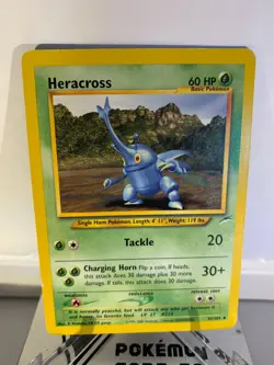 Pokemon TCG Heracross 41/105 Uncommon Neo Destiny Unlimited LP - Image 1