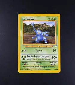 LP Heracross 41/105 Reg. Neo Destiny Unlimited Pokemon Card - Image 1
