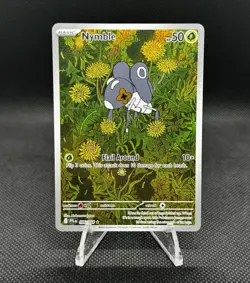 Nymble IR** 096/094 Pokemon TCG Phantasmal Flames Illustration Rare Near Mint - Image 1